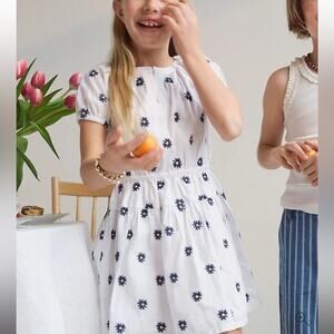 Crewcuts Girls' floral-embroidered dress
